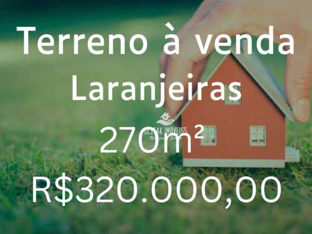 Terreno à venda, 270 m² por R$ 320.000,00 - Laranjeiras - Uberlândia/MG