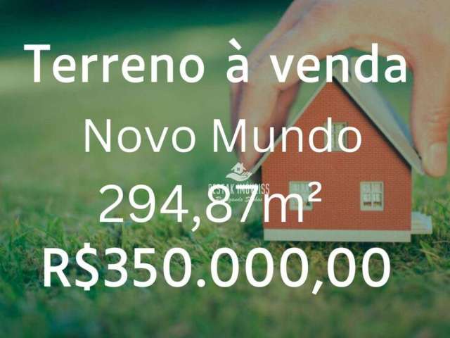 Terreno à venda, 294 m² por R$ 350.000,00 - Novo Mundo - Uberlândia/MG