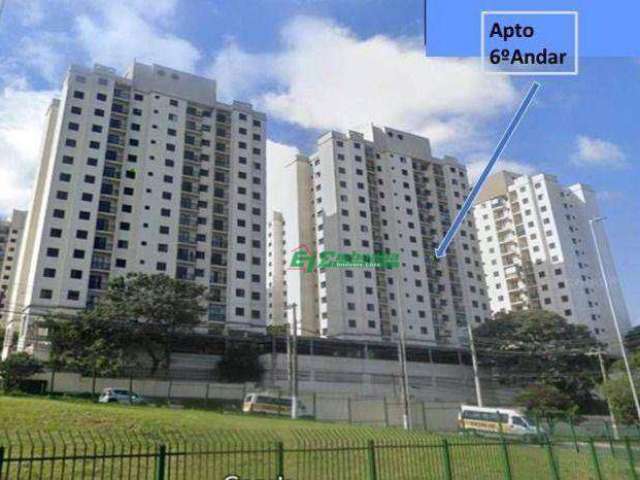 Apartamento com 2 dormitórios à venda, 53 m² por R$ 320.000,00 - Portal dos Gramados - Guarulhos/SP