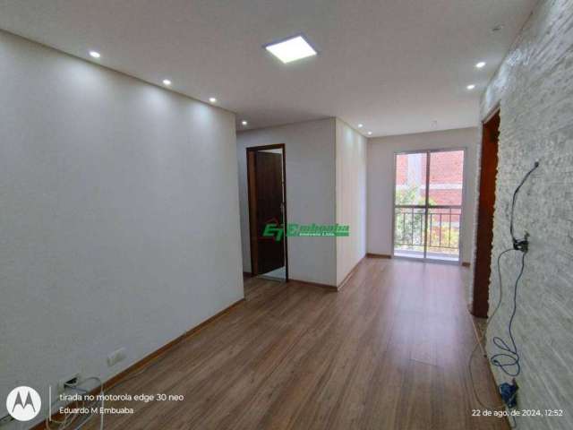 Apartamento com 2 dormitórios para alugar, 58 m² por R$ 1.884,34/mês - Jardim Flor da Montanha - Guarulhos/SP