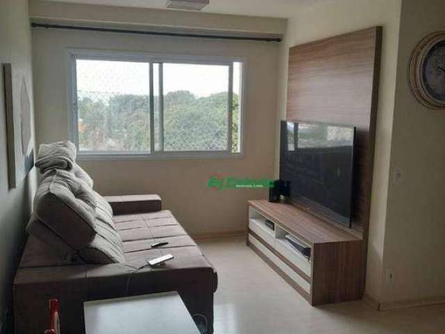 Apartamento com 2 dormitórios para alugar, 56 m² por R$ 2.250,00/mês - Jardim Nova Taboão - Guarulhos/SP