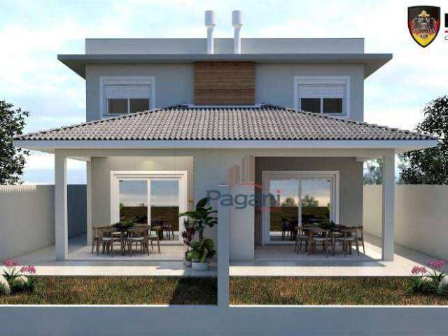 Sobrado com 3 dormitórios à venda, 83 m² por R$ 700.000,00 - Nova Palhoça - Palhoça/SC