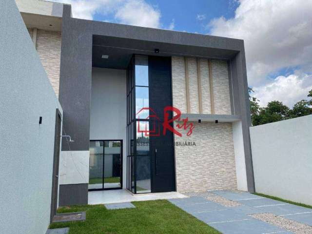 Casa com 3 dormitórios à venda, 120 m² por R$ 590.000 - Tamatanduba - Eusébio/CE