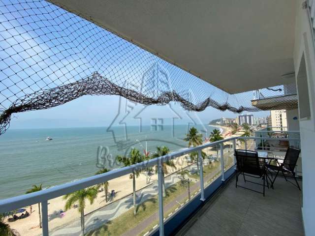 Apartamento Frente ao Mar com a vista dos sonhos na Martim de Sá em Caraguatatuba