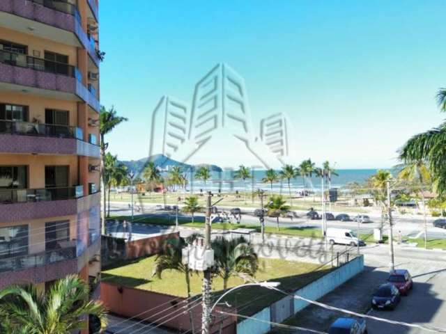 Oportunidade de Apartamento no Indaiá Prédio Frente ao Mar com varanda com cortinas de vidro Sol da Manhã 87m²