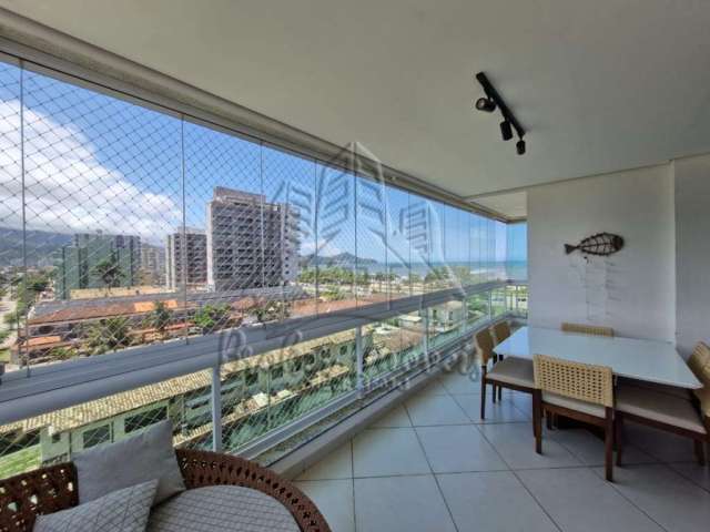 Apartamento luxuoso com vista espetacular para o mar, sol da manhã - jardim aruan caraguatatuba-sp