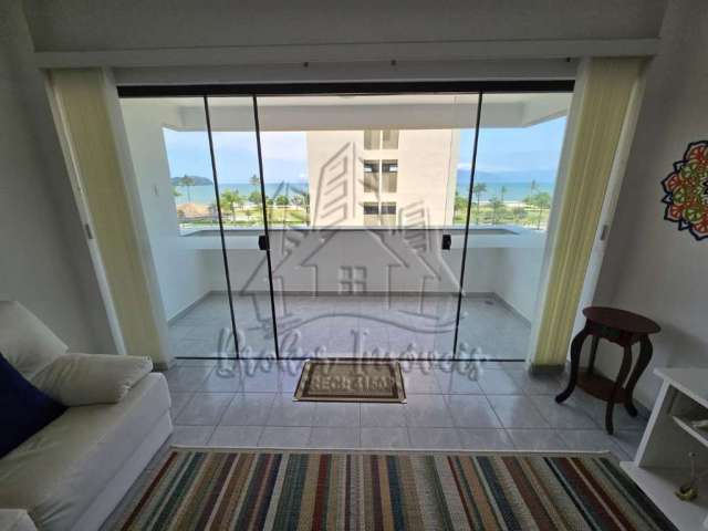 Apartamento com vista para o Mar no centro da cidade de Caraguatatuba, Prédio bem na Avenida da Praia