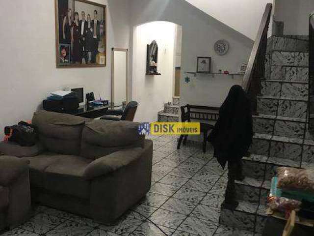 Sobrado com 4 dormitórios, 125 m² - venda por R$ 480.000,00 ou aluguel por R$ 3.700,00/mês - Jardim Cristiane - Santo André/SP