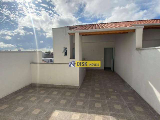 Cobertura com 2 dormitórios à venda, 86 m² por R$ 395.000,00 - Vila Scarpelli - Santo André/SP