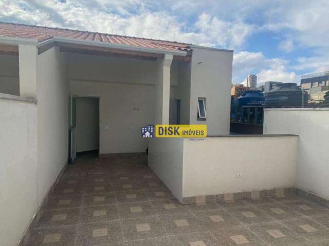 Cobertura com 2 dormitórios à venda, 76 m² por R$ 375.000,00 - Vila Scarpelli - Santo André/SP