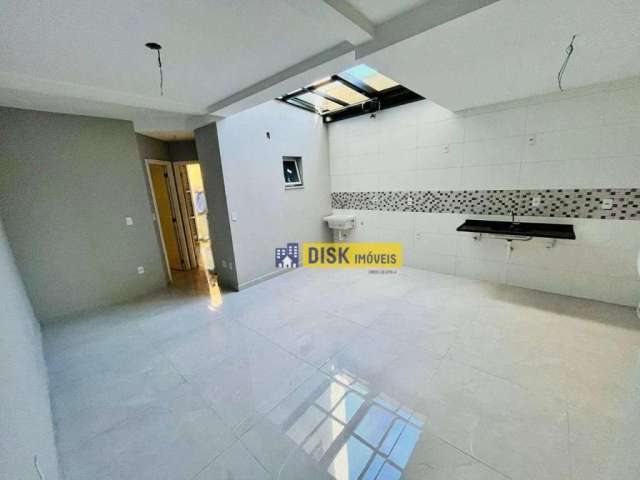 Apartamento com 2 dormitórios à venda, 52 m² por R$ 430.000,00 - Campestre - Santo André/SP