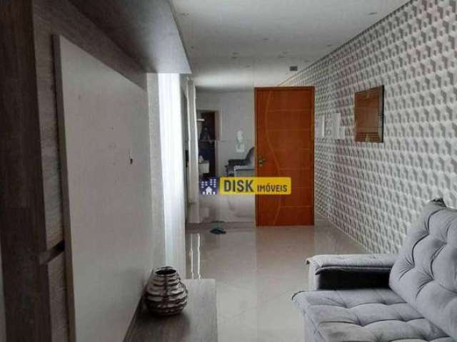 Apartamento Duplex com 2 dormitórios à venda, 93 m² por R$ 650.000,00 - Paraíso - Santo André/SP