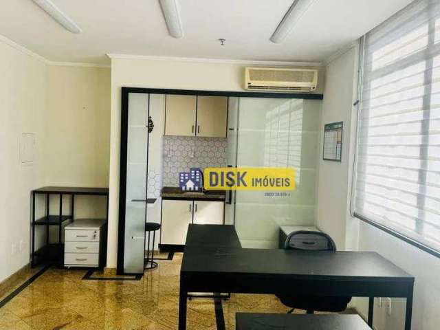 Sala, 28 m² - venda por R$ 175.000,00 ou aluguel por R$ 2.230,00/mês - Centro - São Bernardo do Campo/SP