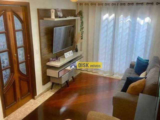 Sobrado com 3 dormitórios à venda, 120 m² por R$ 880.000 - Vila Metalúrgica - Santo André/SP