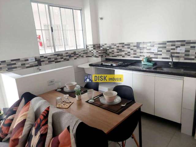 Apartamento com 1 dormitório para alugar, 40 m² por R$ 1.490,01/mês - Taboão - São Bernardo do Campo/SP