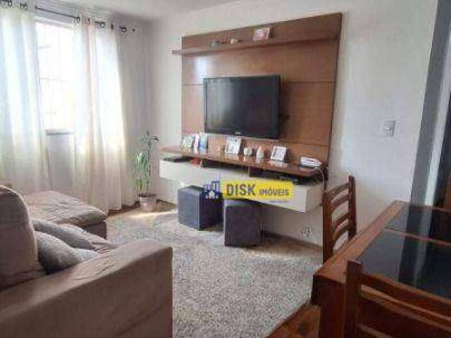 Apartamento com 2 dormitórios para alugar, 65 m² por R$ 2.442/mês - Santa Terezinha - São Bernardo do Campo/SP