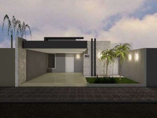 Casa com 3 quartos à venda na Alameda Alameda, Condomínio Sáfira, Brodowski, 141 m2 por R$ 520.000