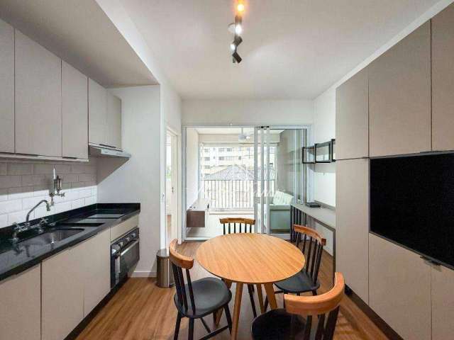 Apartamento com 1 dormitório para alugar, 36 m² por R$ 4.400,00/mês - Vila Madalena - São Paulo/SP