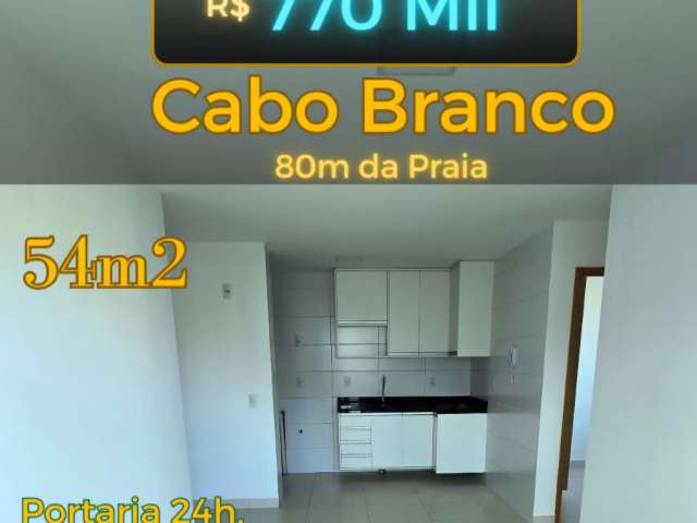 Apartamento em Cabo Branco 80m da Praia