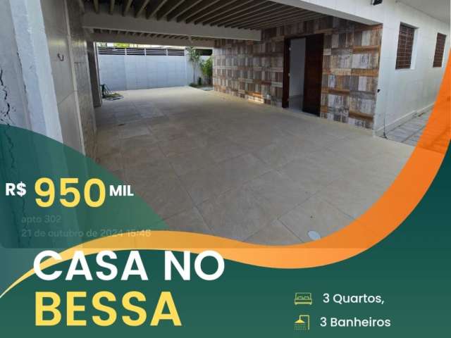 Belíssima casa no Bairro do Bessa disponível para venda