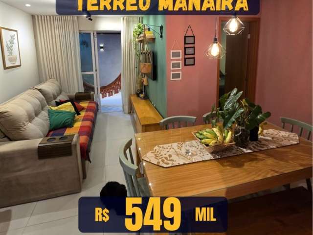 Belíssimo apartamento térreo em manaíra