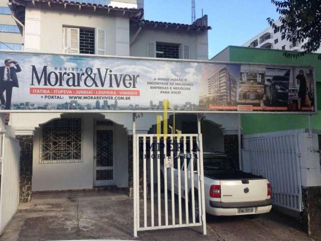 Casa para alugar, 150 m² por R$ 3.225,00/mês - Centro - Jundiaí/SP