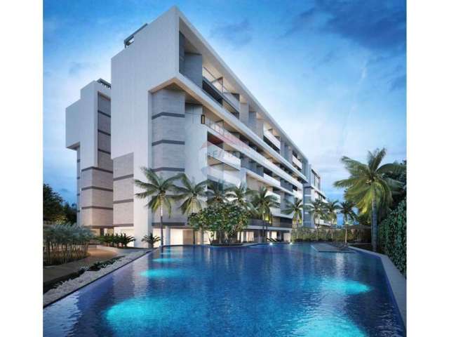 Luxuoso Apartamento de 74m² Pé na Areia no Vivere Home Resort localizado na Praia de Ponta de Campina