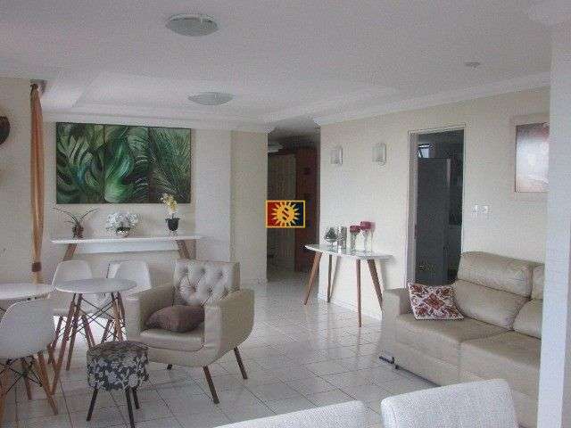 Apartamento com 3 dormitórios + DCE, à venda no bairro Cabo Branco - João Pessoa/PB