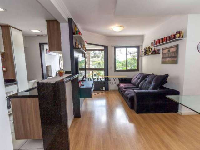 Apartamento semi mobiliado à venda, condomínio clube completo, com 2 quartos sendo 1 suíte no Bairro Capão Raso - Curitiba/PR.