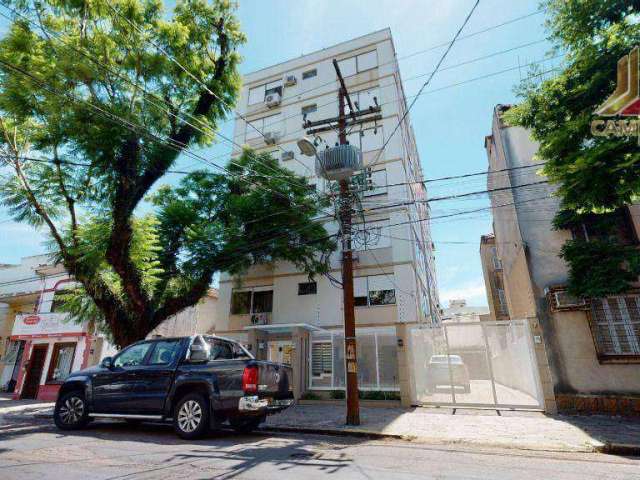 Vendo apartamento de dois dormitórios com garagem e elevador, bairro Floresta em Porto Alegre