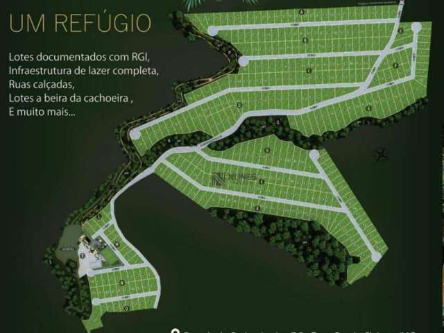 Terreno à venda, 388 m² por R$ 84.900 - Recanto das Cachoeiras - Chácara/MG