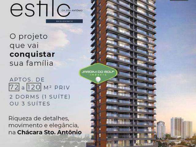 Apartamento Estilo Chacara Santo Antonio- MAC 3 quartos 3 suítes 1 vaga Santo Amaro São Paulo