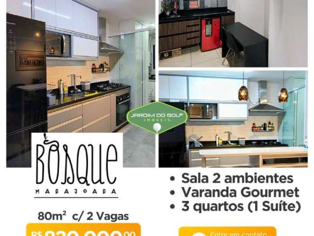 Apartamento à venda Bosque Marajoara Campininha 3 quartos 2 vagas