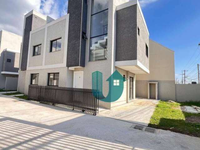 Sobrados triplex novos  no Uberaba - 3 quartos c/ suite, 2 vagas