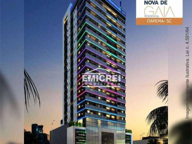 EMICREI VENDE Apartamento com 02 dormitórios à venda, 70 m² por R$ 625.084 - Morretes - Itapema/SC