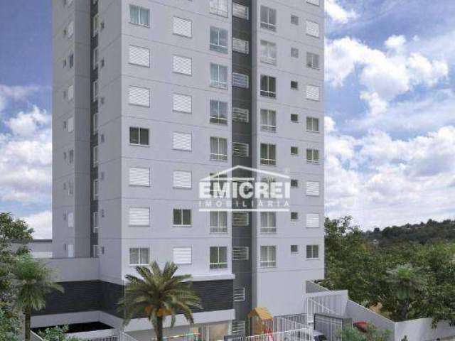 Apartamento com 2 dormitórios à venda, 54 m² por R$ 299.000,00 - Centro/ Guarani - Novo Hamburgo/RS