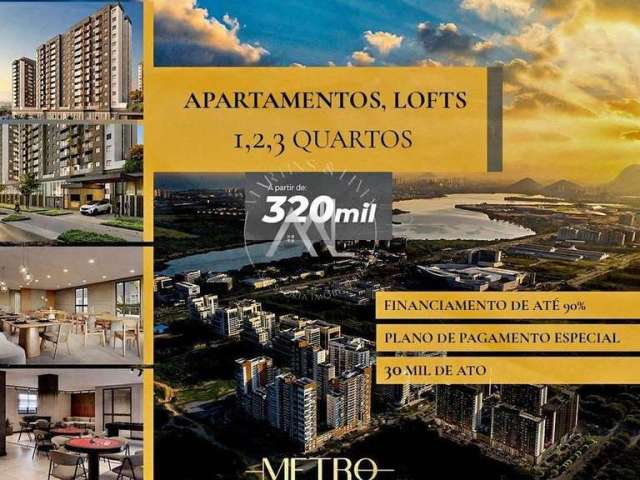 Loft NA PLANTA com 1 quarto, 30m², à venda, Barra Olímpica