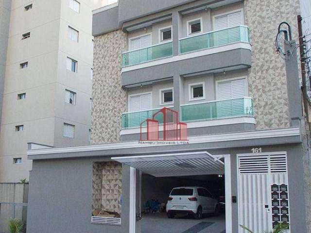 Cobertura com 2 dormitórios à venda, 122 m² por R$ 630.000 - Campestre - Santo André/SP