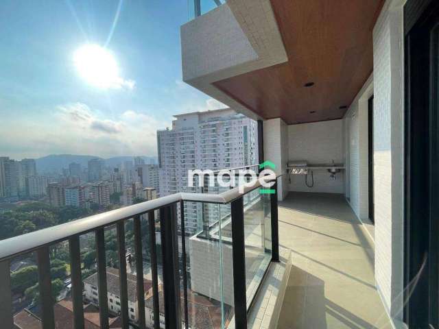 Apartamento com 1 dormitório à venda, 54 m² por R$ 775.000,00 - Boqueirão - Santos/SP