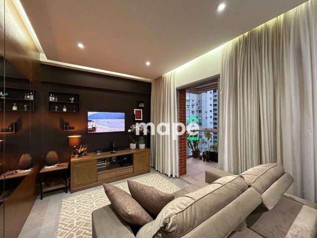 Apartamento com 1 dormitório à venda, 45 m² por R$ 880.000,00 - Boqueirão - Santos/SP