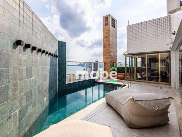 Cobertura à venda, 382 m² por R$ 8.590.000,00 - Gonzaga - Santos/SP