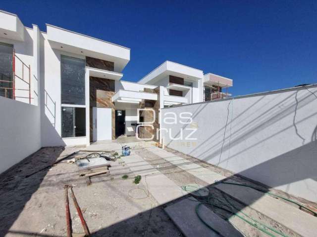 Casa com 3 dormitórios à venda, 97 m² por R$ 550.000,00 - Jardim Bela Vista - Rio das Ostras/RJ