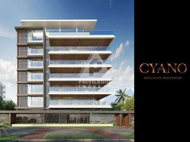 Lançamento cyano exclusive residences, apartamentos de até 6 suítes e infraestrutura completa