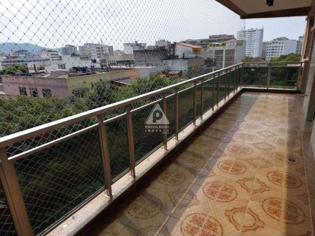 Apartamento excelente a venda, 4 quartos, 2 suítes, 1 banheiro social, 3 vagas, 205m², Tijuca-RJ