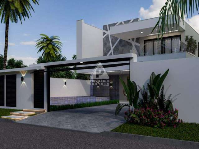 Linda casa 4 suites e piscina - à venda - recreio dos bandeirantes