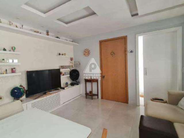 Tijuca! Apartamento, sala, varanda, 2 quartos (1 suite), infraestrutura, vaga, 64m²