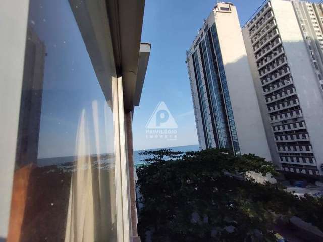 VISTA MAR! São 200M² com salão, 4 quartos , Leblon - Rio de Janeiro - RJ