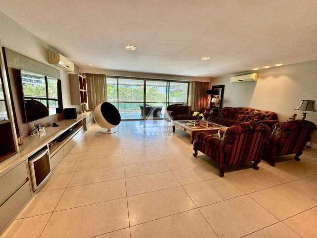 Apartamento 4 suítes sendo 1 com closet, 281m², Andar baixo. Saint Barth, Península - Barra da Tijuca, RJ