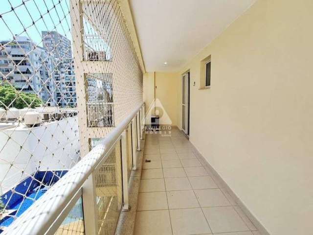 Apartamento com 3 quartos (1 suíte) varandão e infra completa em Botafogo. 93m2