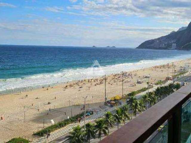 Apartamento na Vieira Souto, Vista Mar, Três suítes, 320m² e 3 vagas na escritura em Ipanema.